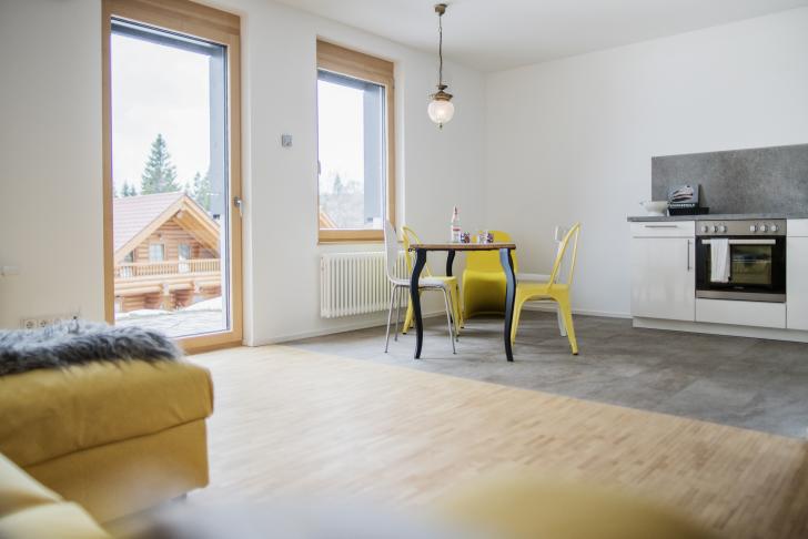 Wohnzimmer mit Ausblick