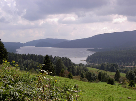 Schluchsee von Aha aus gesehen